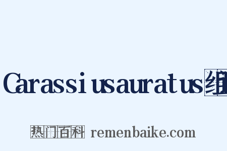 Carassiusauratus组词是什么意思的图片